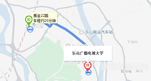 樂山廣播電視師范大學(xué)地址在哪里