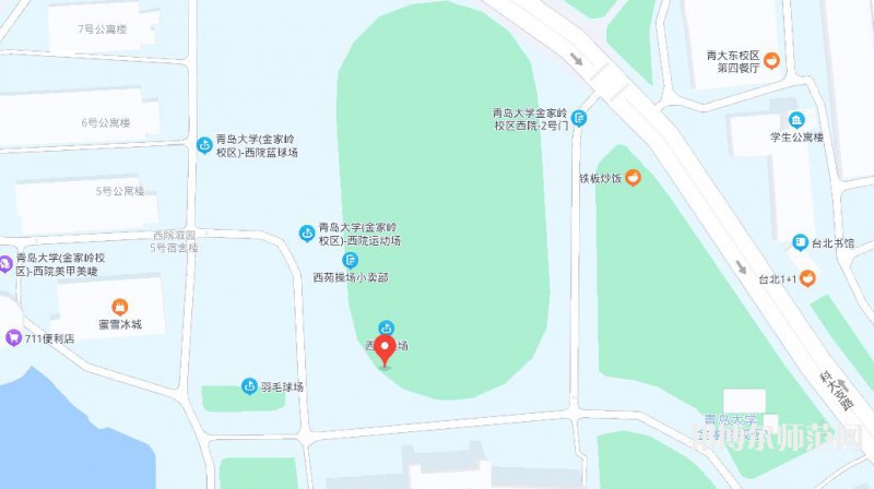 青島師范大學(xué)金家?guī)X校區(qū)2023年地址在哪里 